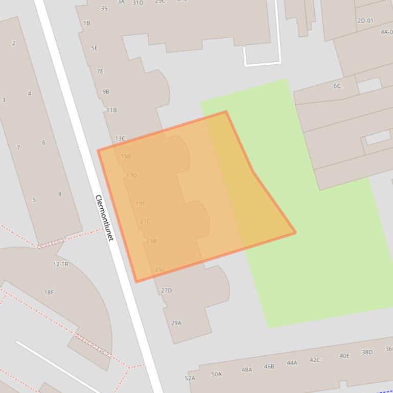 Kaart van postcodegebied 6221JB.
