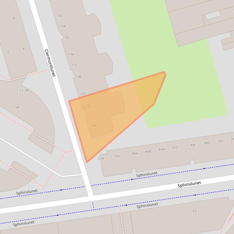 Kaart van postcodegebied 6221JC.