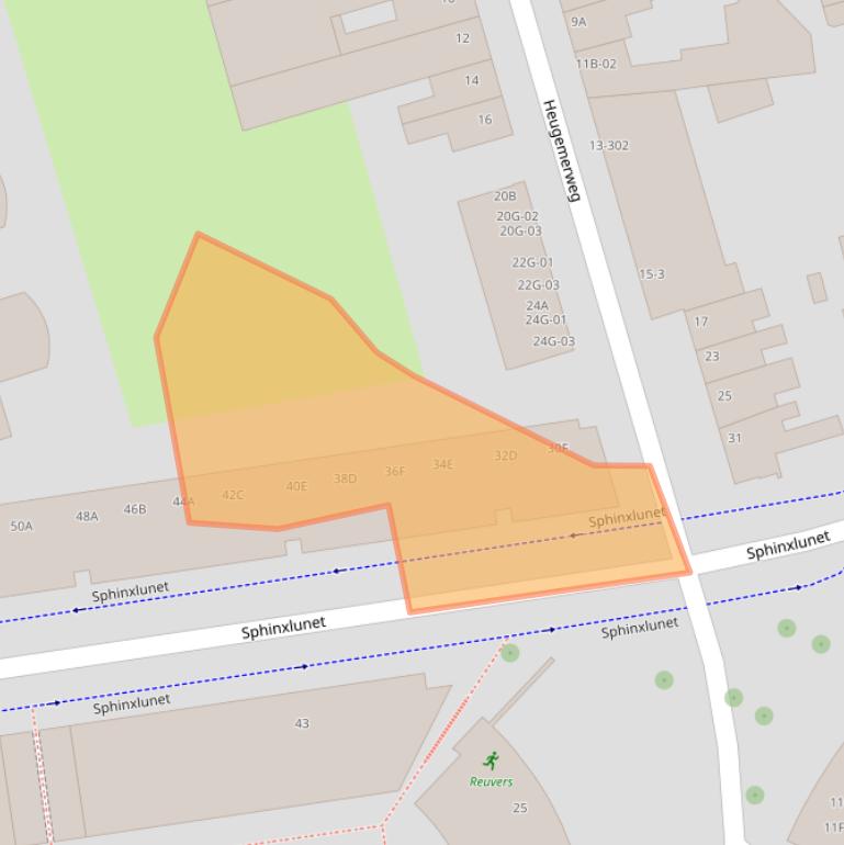 Kaart van postcodegebied 6221JH.