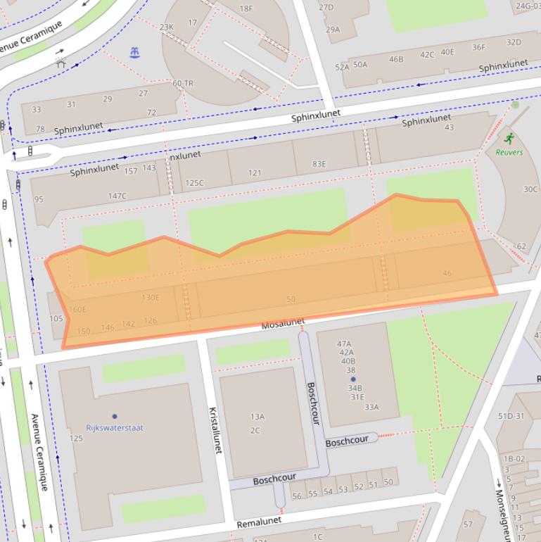 Kaart van postcodegebied 6221JM.