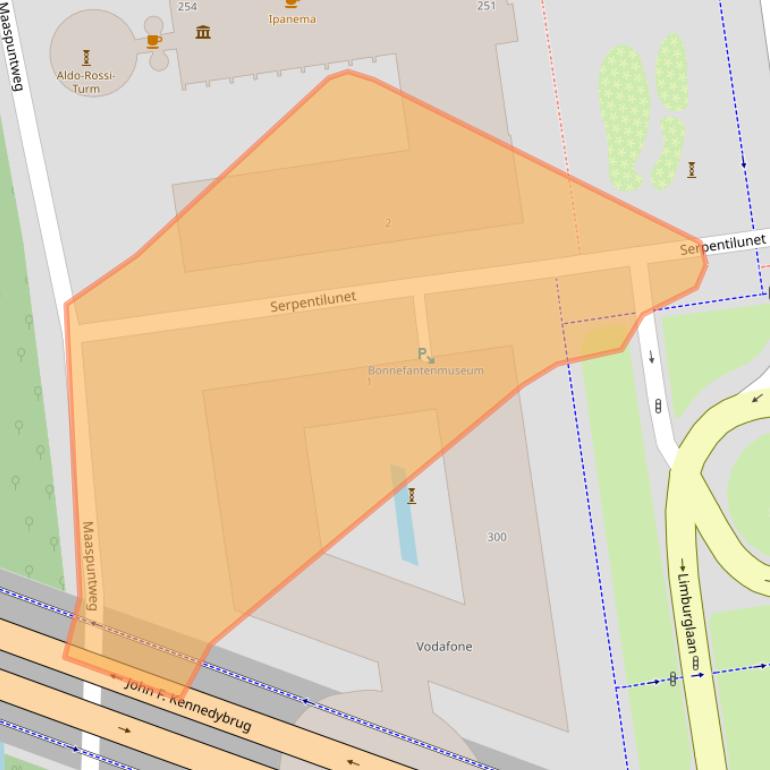 Kaart van postcodegebied 6221KW.