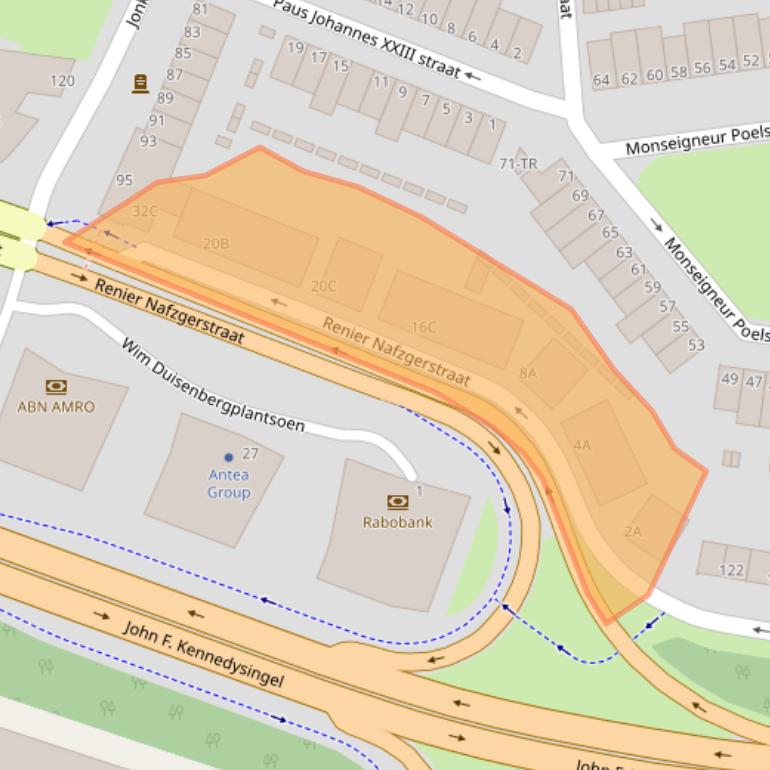 Kaart van postcodegebied 6221SP.