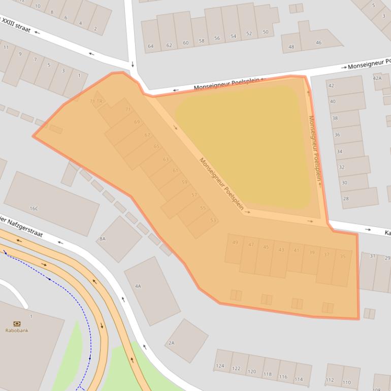 Kaart van postcodegebied 6221SR.