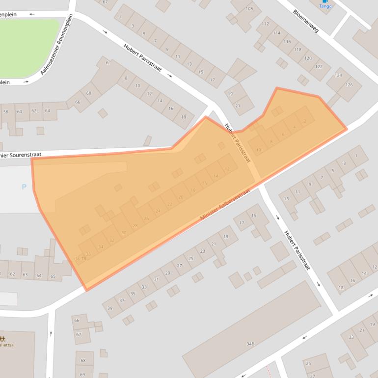 Kaart van postcodegebied 6221TJ.