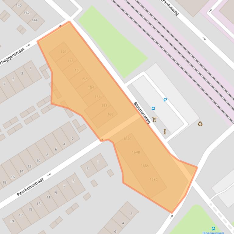 Kaart van postcodegebied 6221TZ.