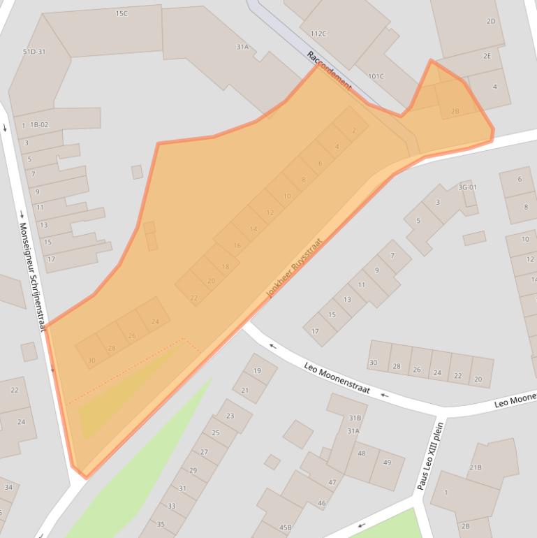 Kaart van postcodegebied 6221VT.
