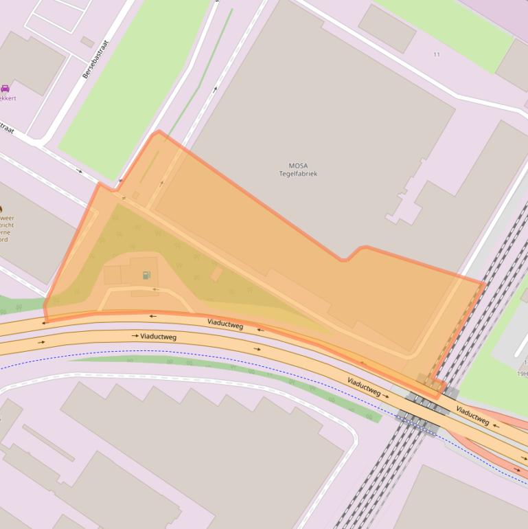 Kaart van postcodegebied 6222AB.