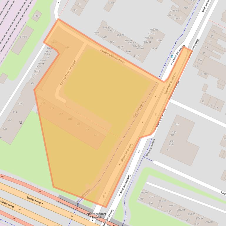 Kaart van postcodegebied 6222AP.