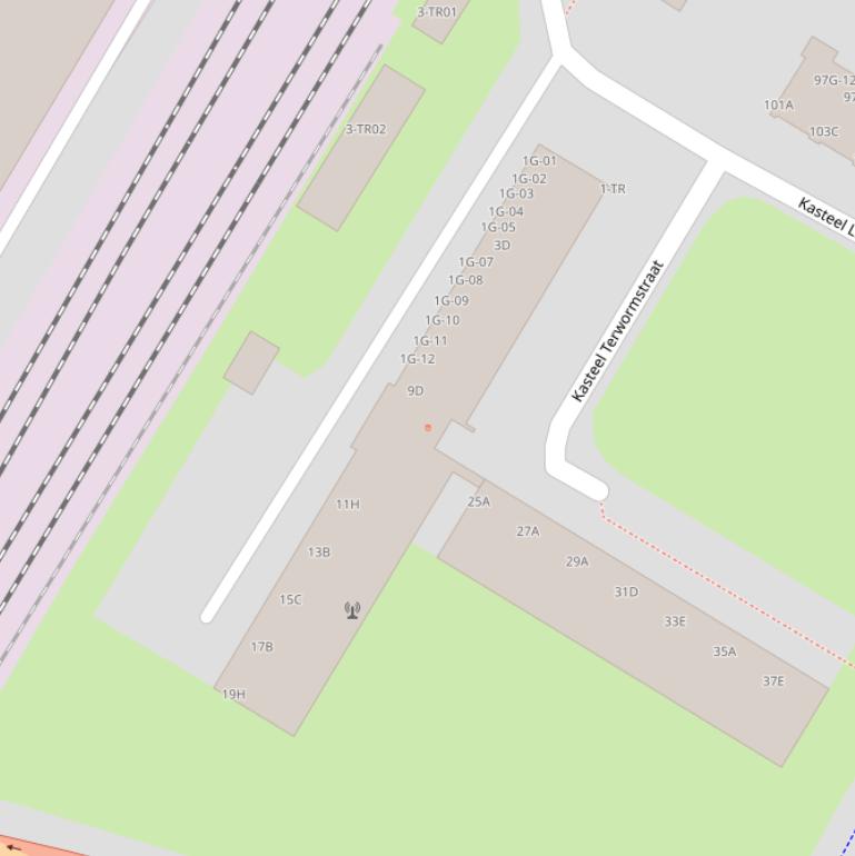 Kaart van postcodegebied 6222AR.