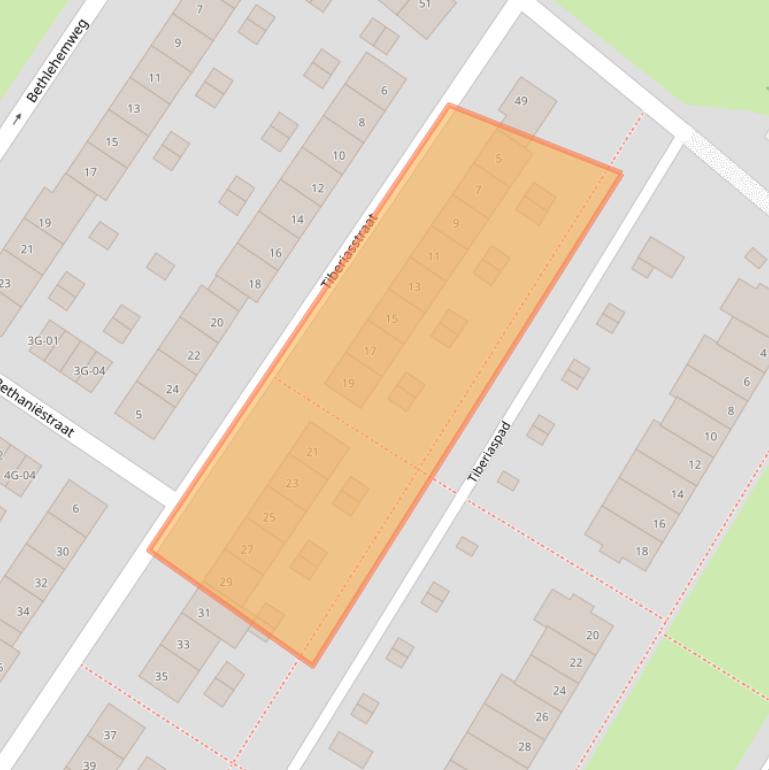 Kaart van postcodegebied 6222BP.