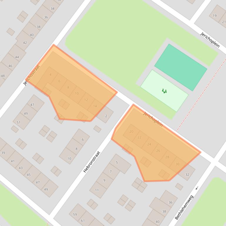 Kaart van postcodegebied 6222CB.