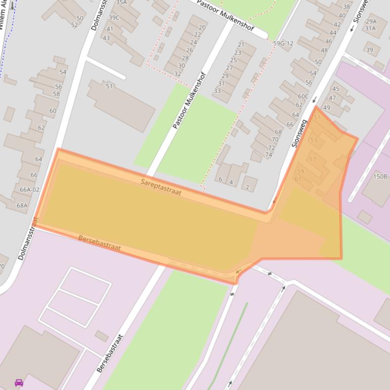 Kaart van postcodegebied 6222EJ.