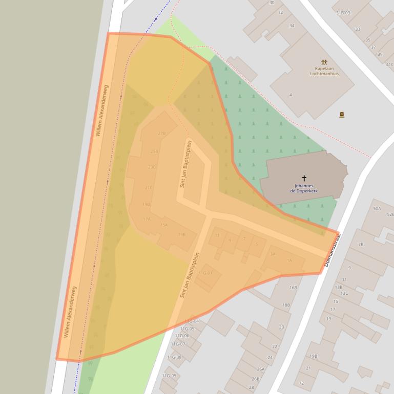 Kaart van postcodegebied 6222EM.