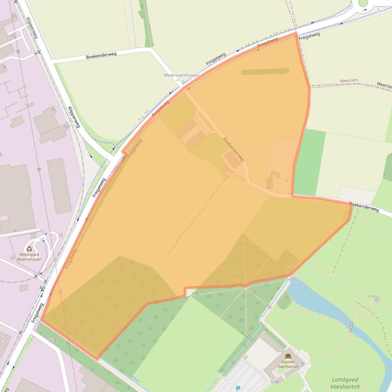 Kaart van postcodegebied 6222PE.