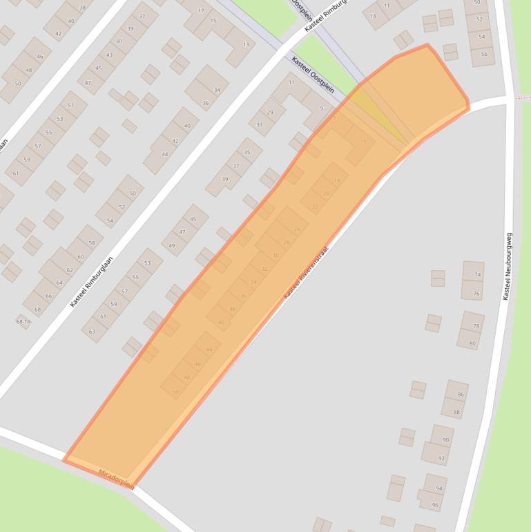 Kaart van postcodegebied 6222SM.