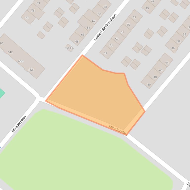 Kaart van postcodegebied 6222TH.