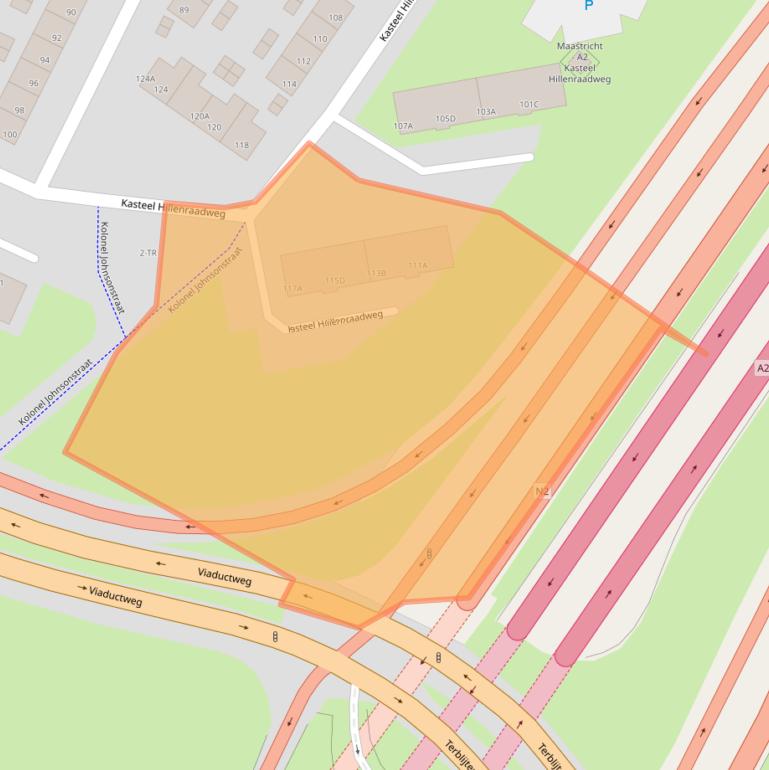 Kaart van postcodegebied 6222XV.