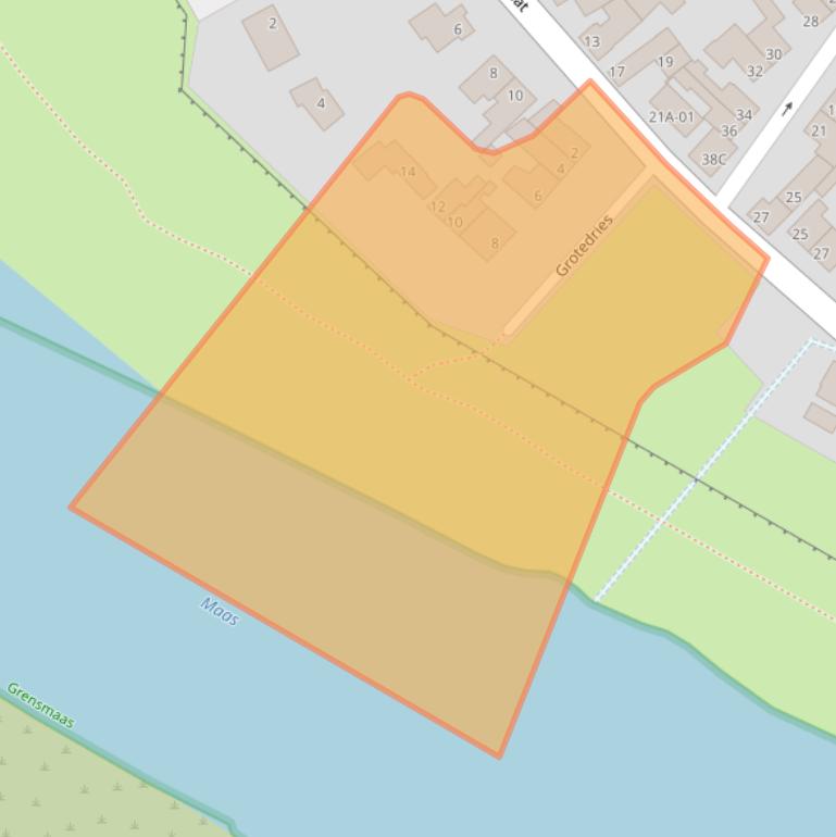 Kaart van postcodegebied 6223AE.