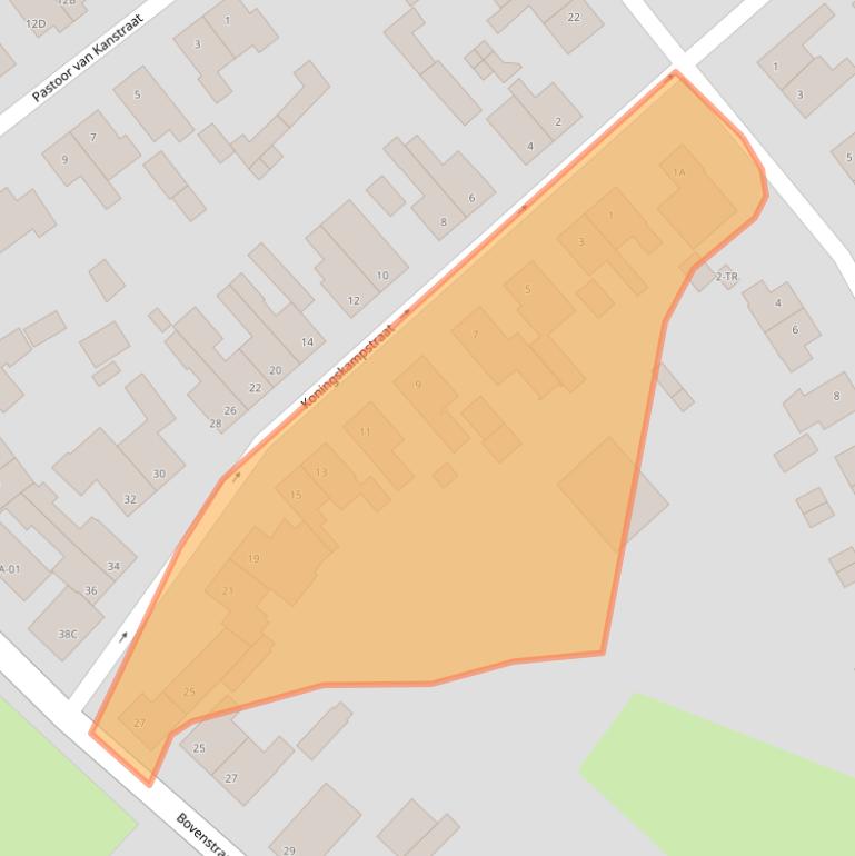 Kaart van postcodegebied 6223AH.