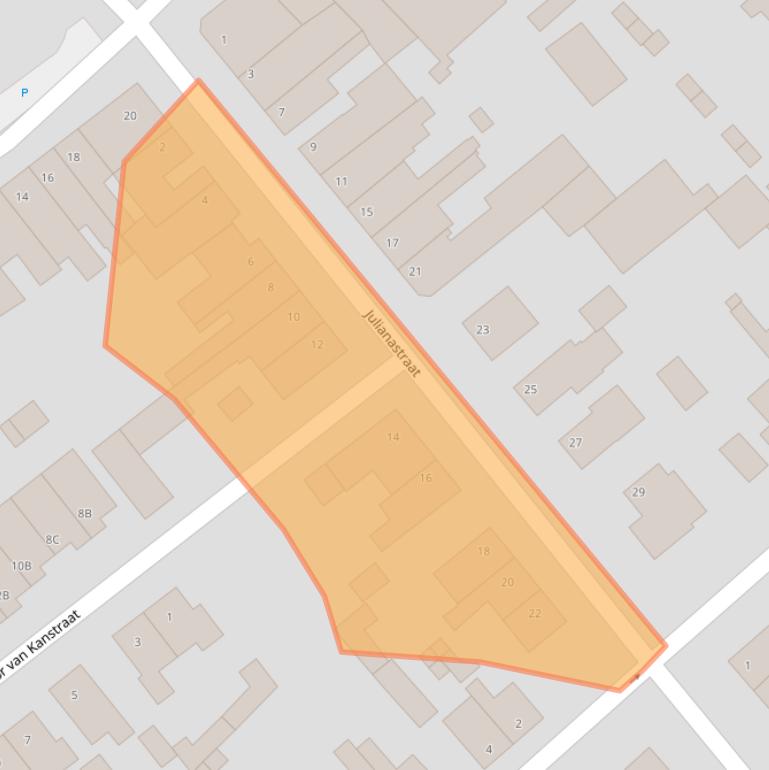 Kaart van postcodegebied 6223AL.