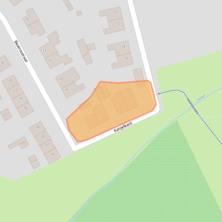 Kaart van postcodegebied 6223AP.