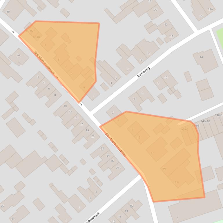 Kaart van postcodegebied 6223AS.