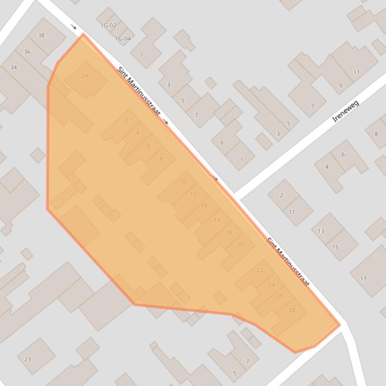 Kaart van postcodegebied 6223AT.