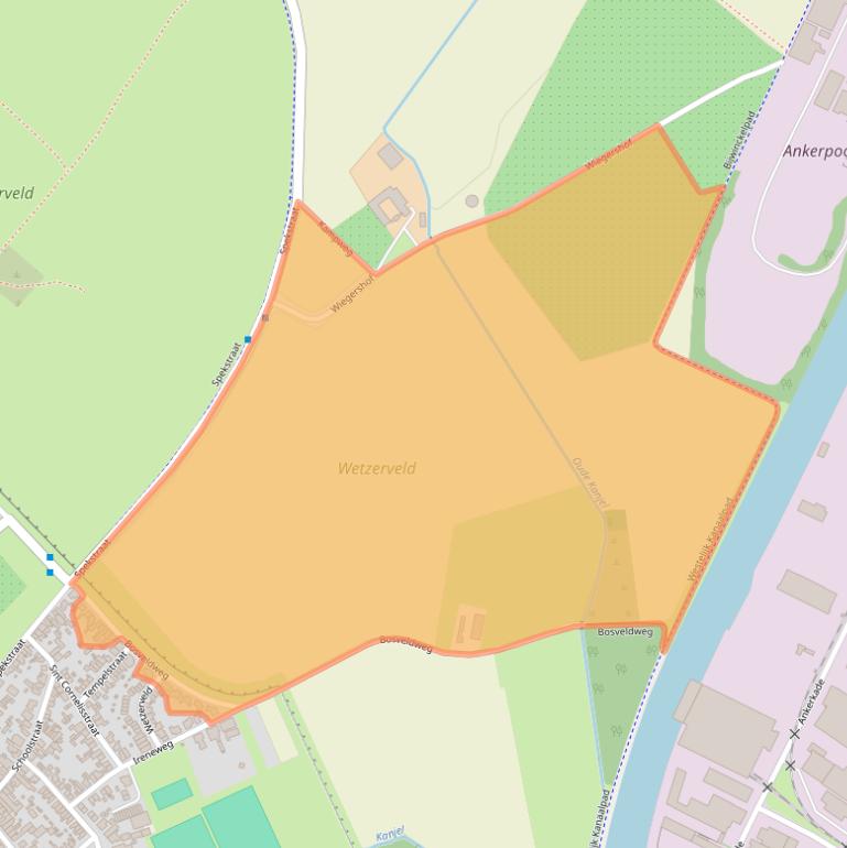 Kaart van postcodegebied 6223AX.