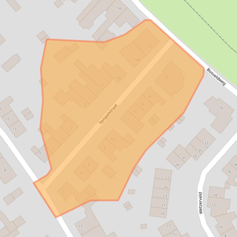 Kaart van postcodegebied 6223BA.