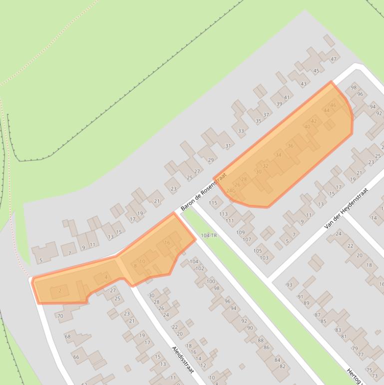 Kaart van postcodegebied 6223EB.