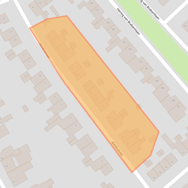 Kaart van postcodegebied 6223ED.