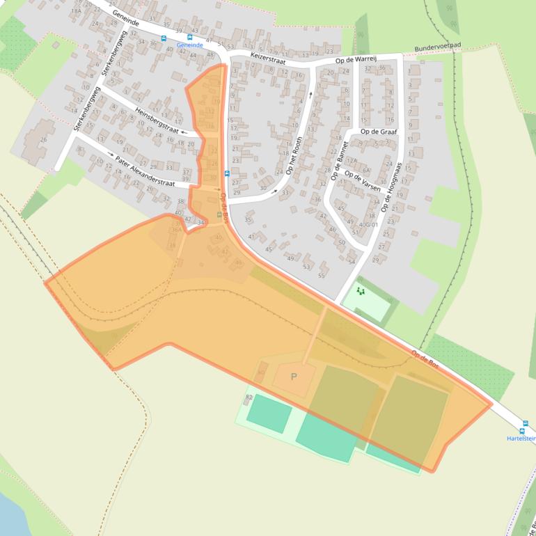 Kaart van postcodegebied 6223EV.