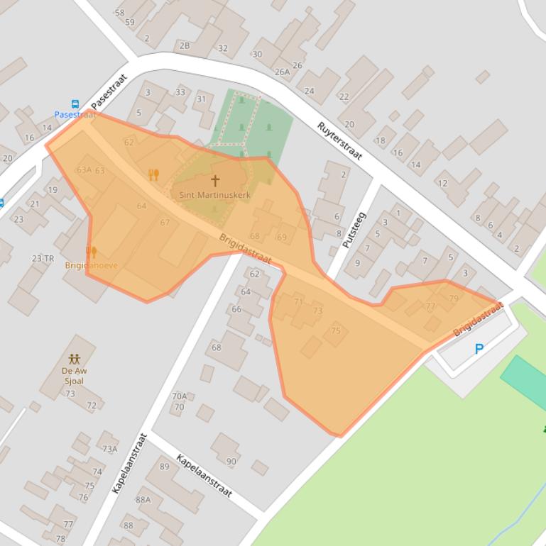 Kaart van postcodegebied 6223HD.