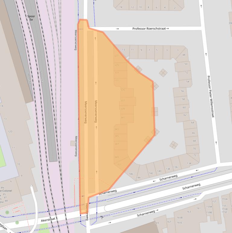 Kaart van postcodegebied 6224AK.