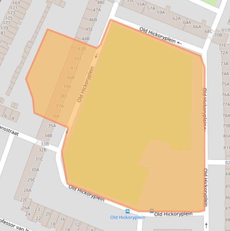 Kaart van postcodegebied 6224AS.