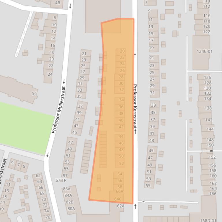 Kaart van postcodegebied 6224BA.