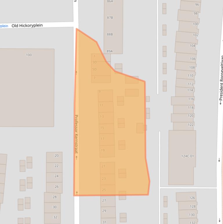 Kaart van postcodegebied 6224BG.