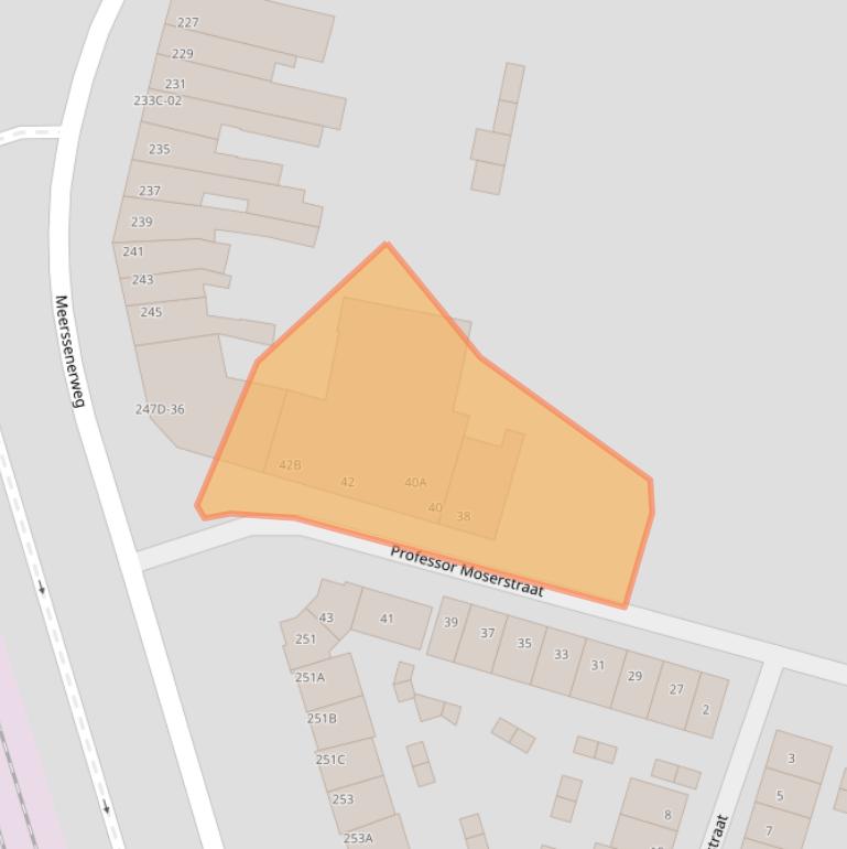 Kaart van postcodegebied 6224BL.