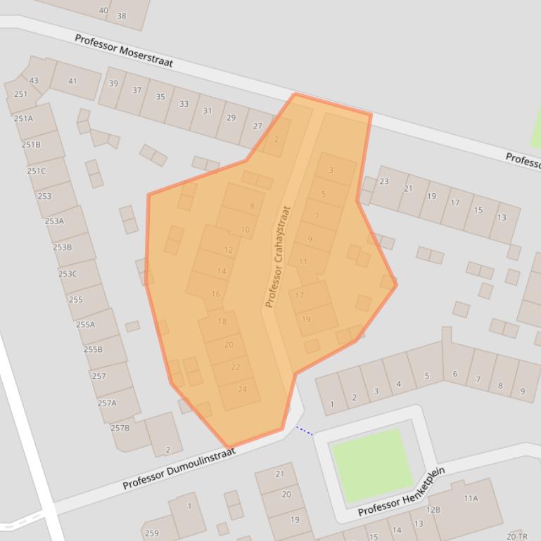 Kaart van postcodegebied 6224BM.