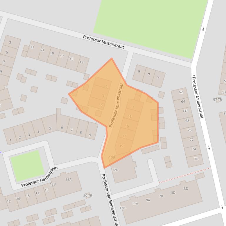 Kaart van postcodegebied 6224BR.