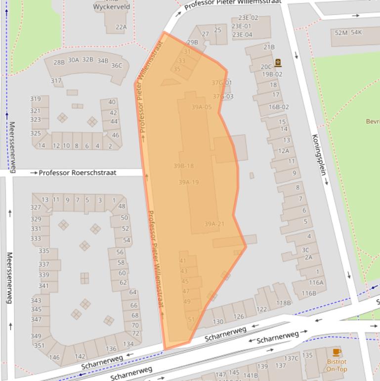 Kaart van postcodegebied 6224CD.