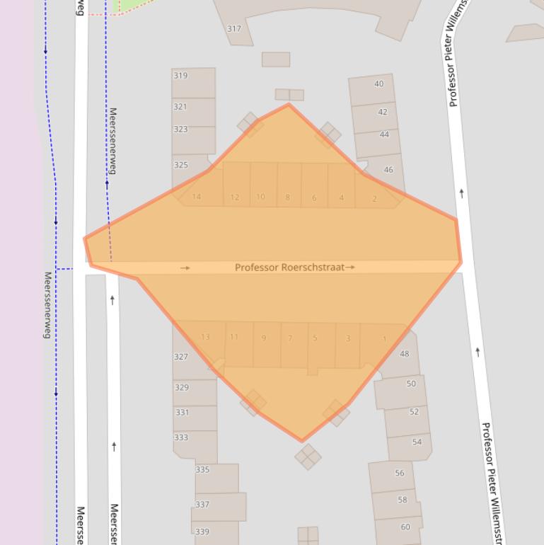 Kaart van postcodegebied 6224CG.