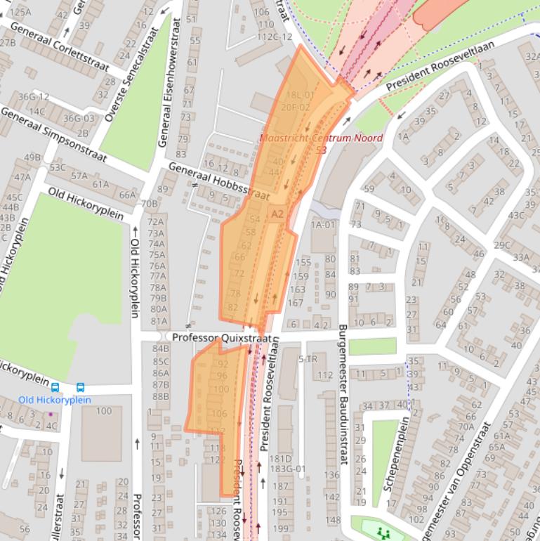 Kaart van postcodegebied 6224CR.