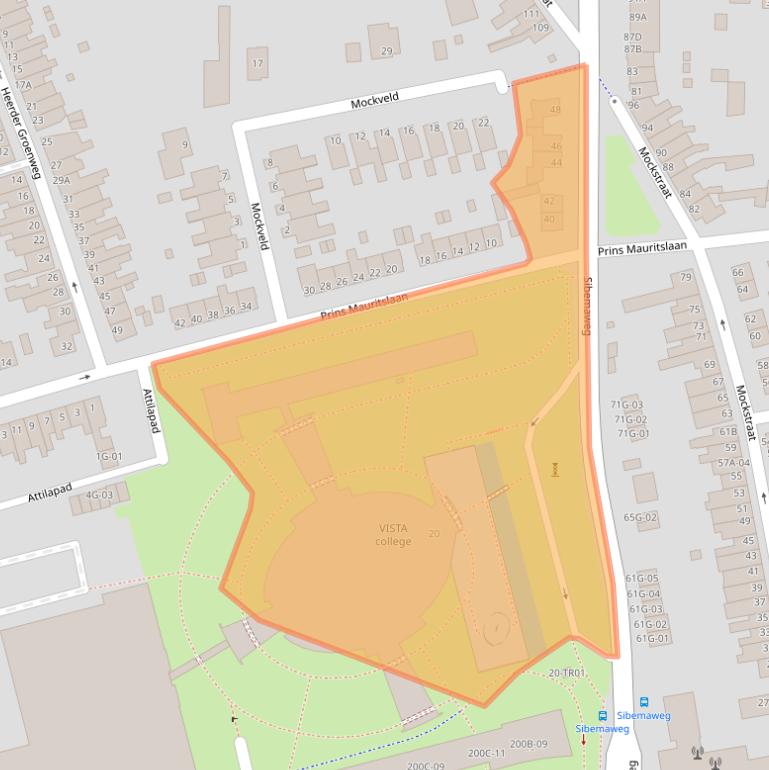 Kaart van postcodegebied 6224DC.