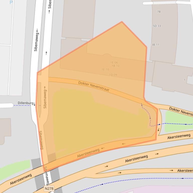 Kaart van postcodegebied 6224DD.