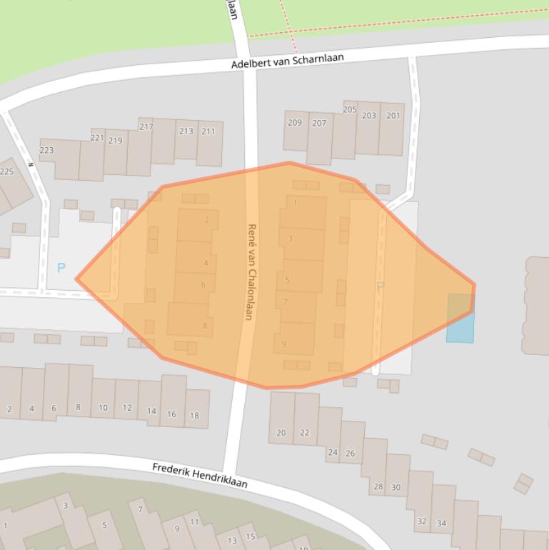 Kaart van postcodegebied 6224DH.