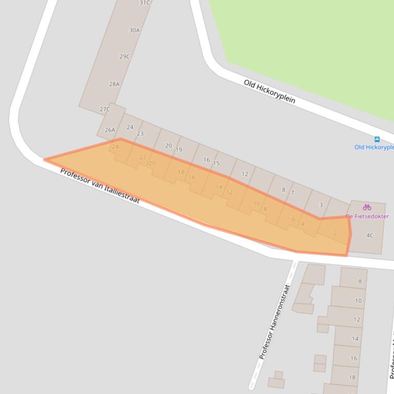 Kaart van postcodegebied 6224DZ.