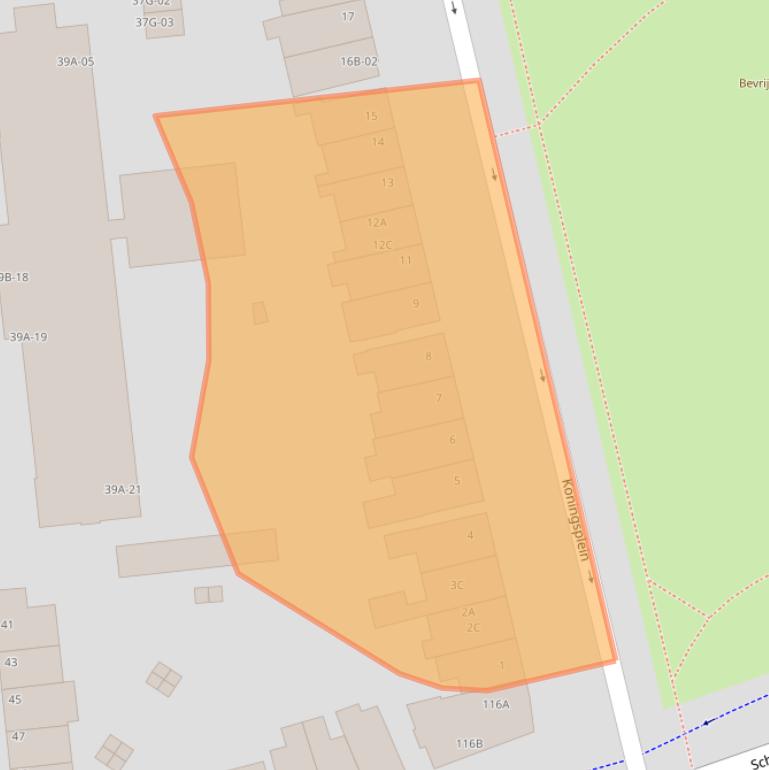 Kaart van postcodegebied 6224EB.