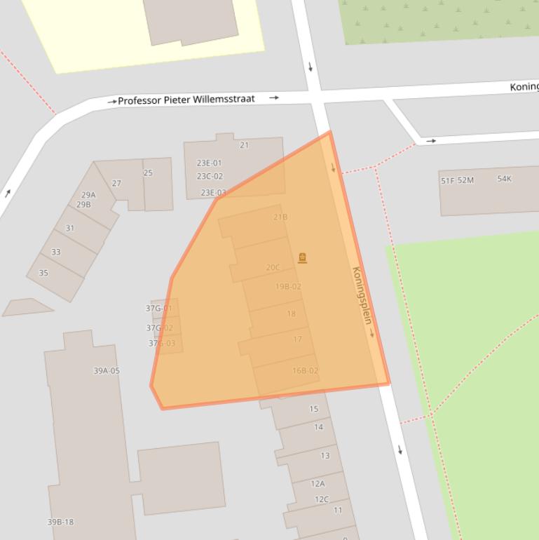 Kaart van postcodegebied 6224EC.