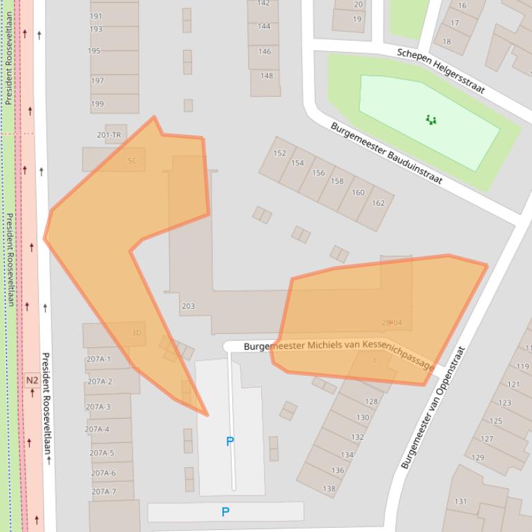 Kaart van postcodegebied 6224EJ.